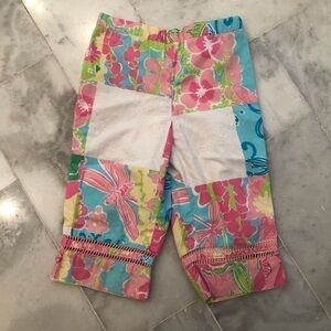 Vintage Lilly Pulitzer girl cropped pants